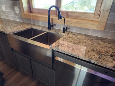 New Kitchen Showing our Craftsmanship on Tile, Cabinets, Fixtures, Appliances and Interior Trim