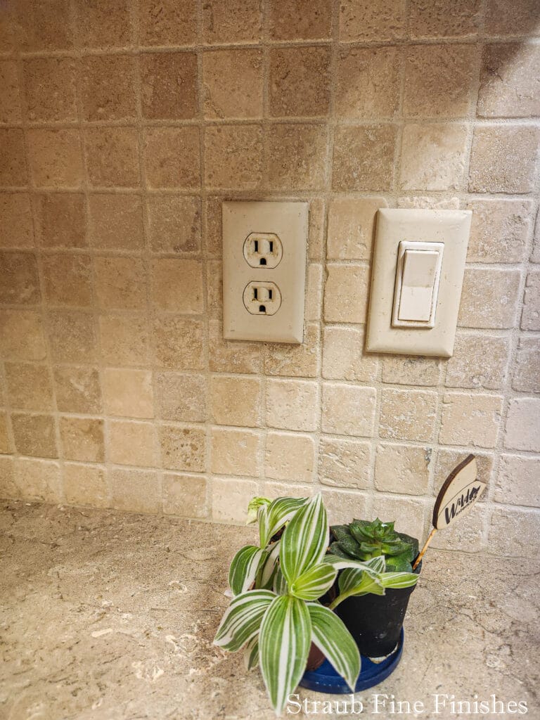 Close-up of Tile Backsplash