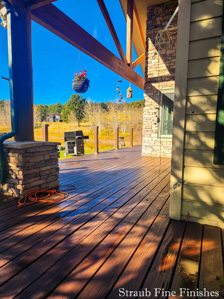 That came together really well. Can you tell where the old deck ends?