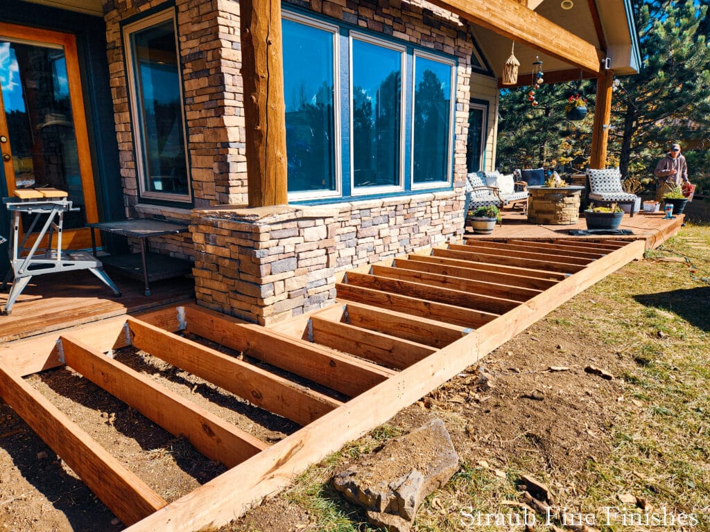 Another Deck Framing Photo. 