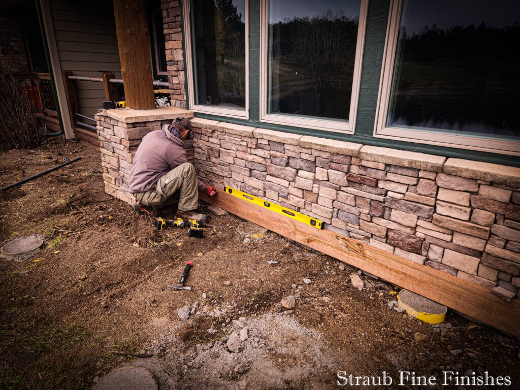 Leveling the Primary Deck Ledger Board