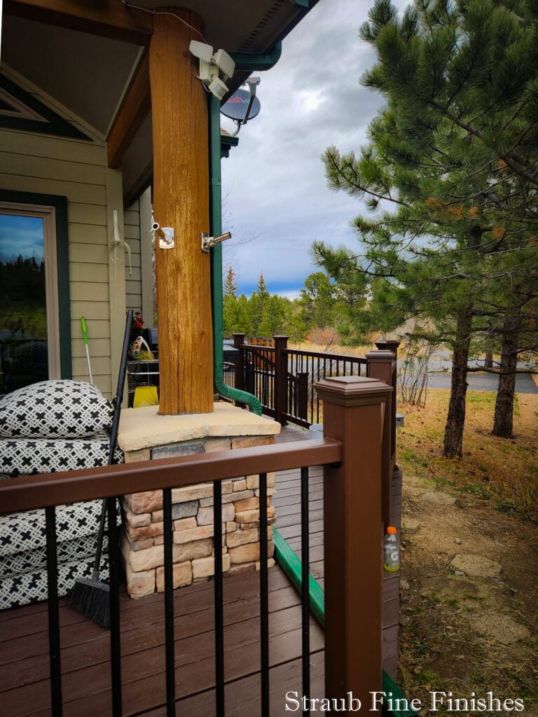 A seamless and beautiful deck and courtyard. 